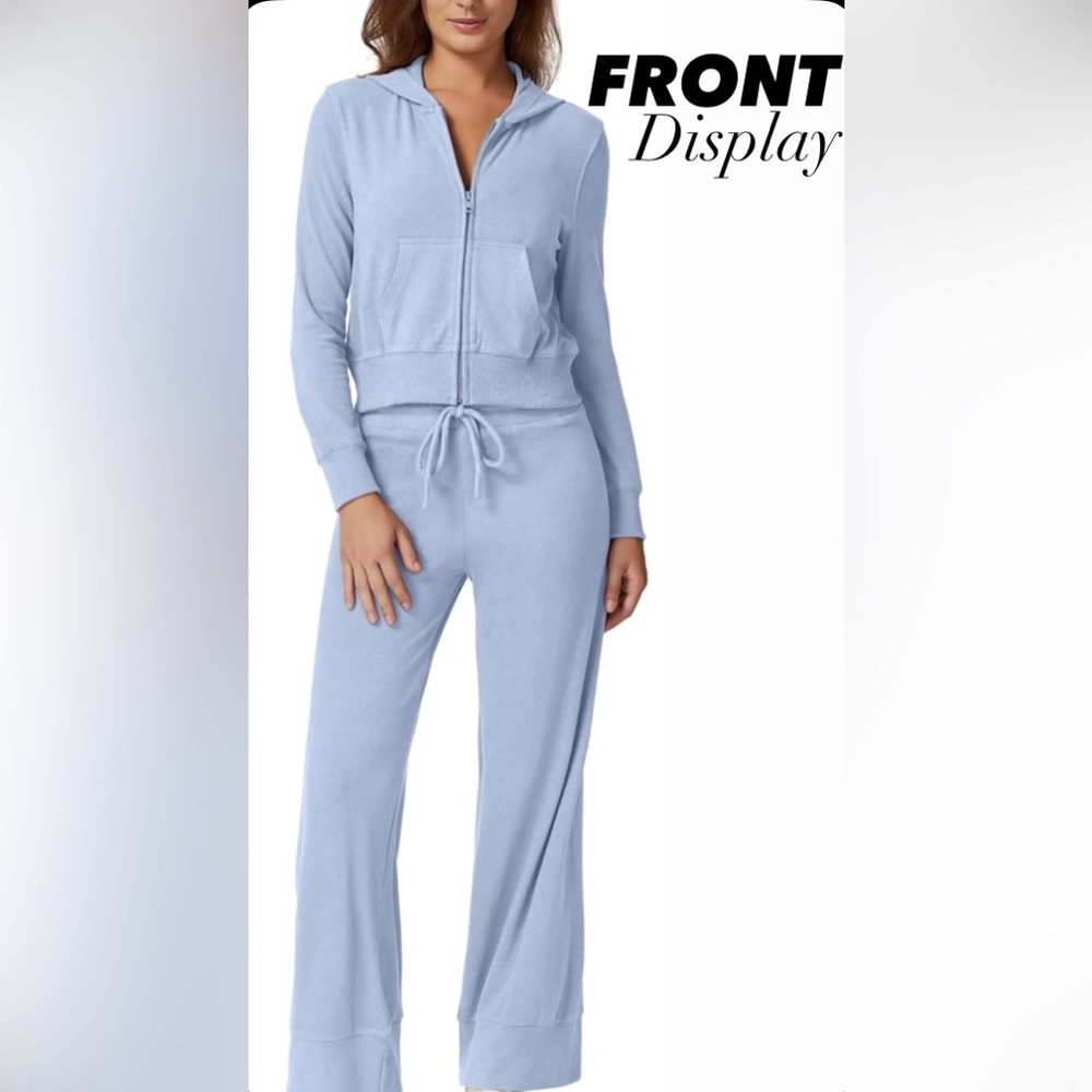 Amazon Women's Light Blue Pajama Set